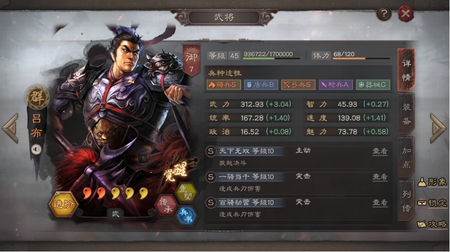 三国志战略版吕布阵容配队，2024吕布温候骑阵容